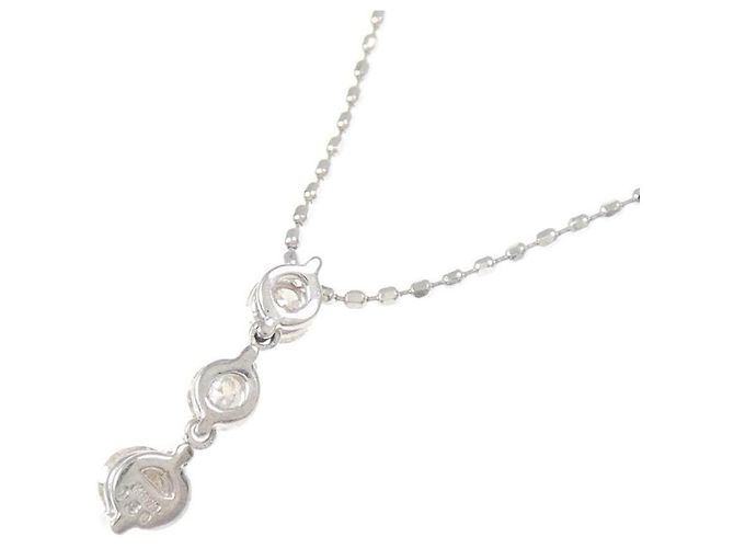 Autre Marque Collana in oro bianco Au750 e diamanti Argento - vista 4