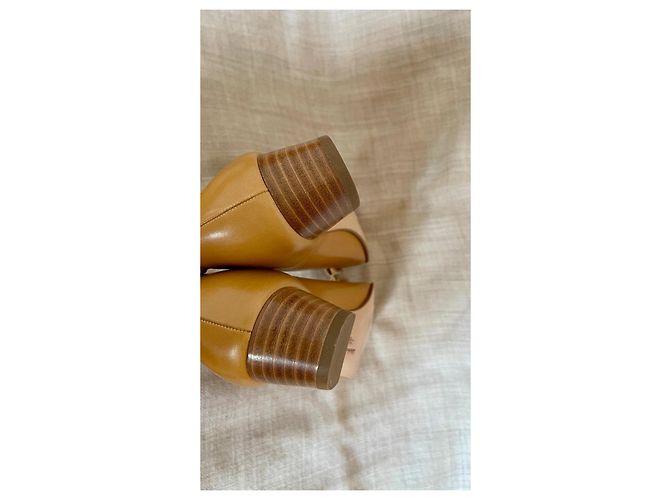 Décolleté Salvatore Ferragamo Vara Bow - Camel Cammello - vista 5