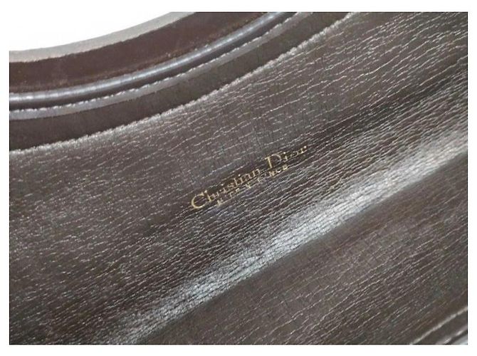 Borsa Christian Dior in tela monogramma Marrone - vista 4