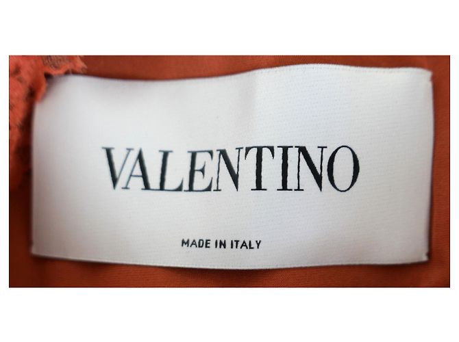 Valentino Vestido shift de encaje albaricoque Pre-Fall 2014 Naranja - vista 8