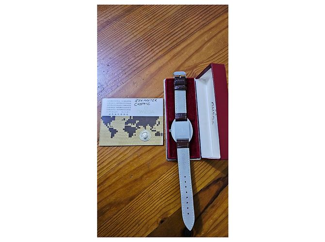 Orologio Automatico Omega Seamaster Cosmic Marrone Argento - vista 14