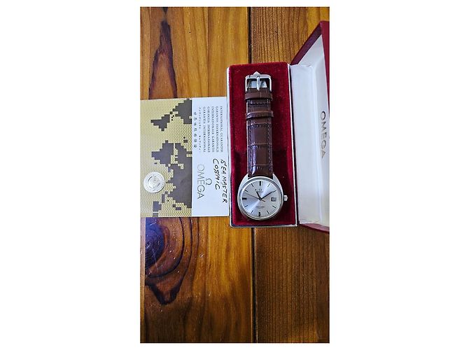 Orologio Automatico Omega Seamaster Cosmic Marrone Argento - vista 2