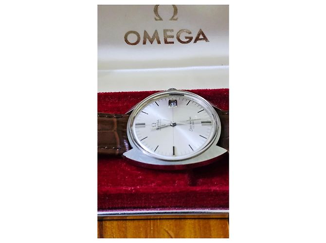 Orologio Automatico Omega Seamaster Cosmic Marrone Argento - vista 7