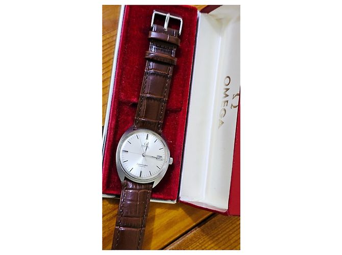 Orologio Automatico Omega Seamaster Cosmic Marrone Argento - vista 8