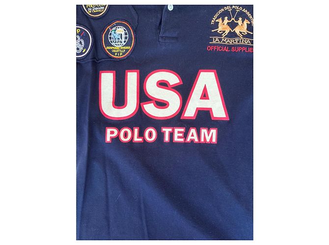 Autre Marque Polo La Martina USA Polo Team Nero - vista 2