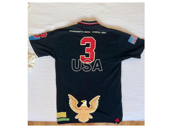 Autre Marque Polo La Martina USA Polo Team Nero - vista 3