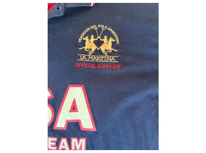 Autre Marque Polo La Martina USA Polo Team Nero - vista 5