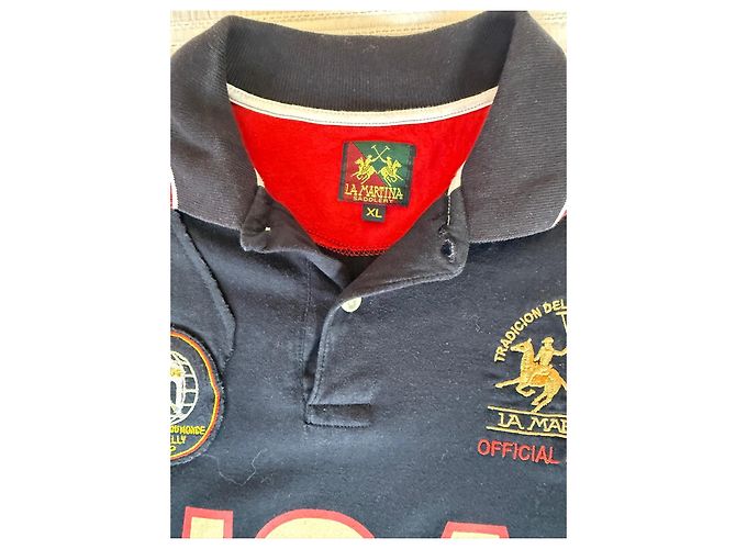 Autre Marque Polo La Martina USA Polo Team Nero - vista 6