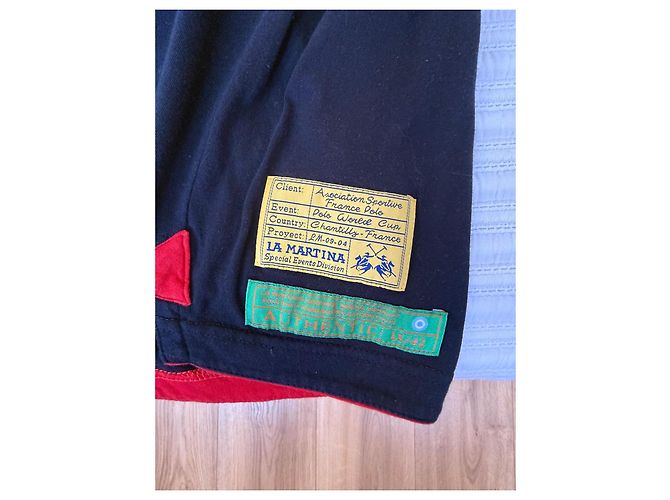 Autre Marque Polo La Martina USA Polo Team Nero - vista 7