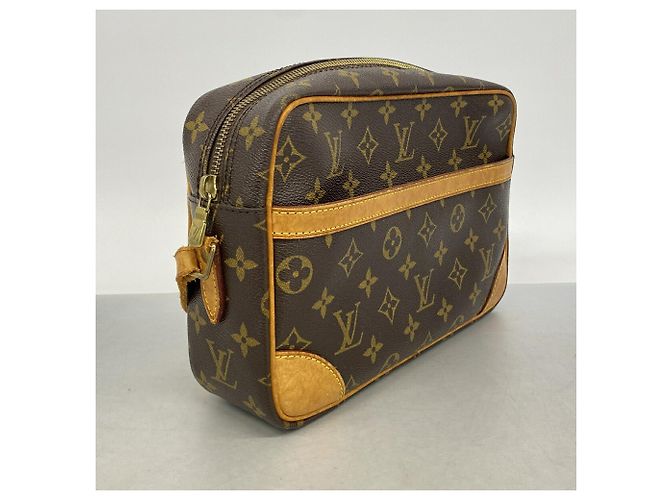 Sac à épaule Louis Vuitton Monogram Trocadero 27 Marron - vue 2