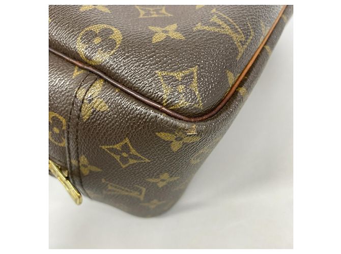 Borsa Louis Vuitton Monogram Deauville Marrone - vista 10