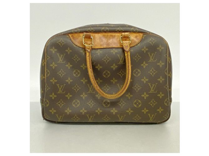 Borsa Louis Vuitton Monogram Deauville Marrone - vista 11