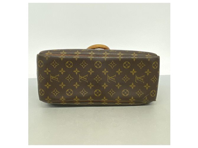 Borsa Louis Vuitton Monogram Deauville Marrone - vista 3