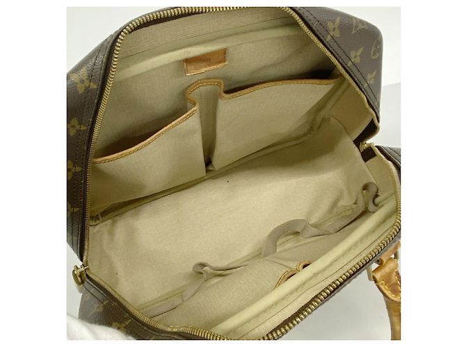 Borsa Louis Vuitton Monogram Deauville Marrone - vista 4