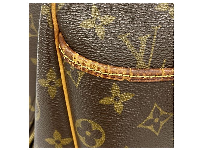 Borsa Louis Vuitton Monogram Deauville Marrone - vista 7