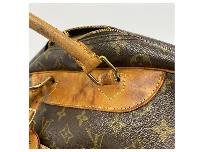 Borsa Louis Vuitton Monogram Deauville Marrone - vista 8