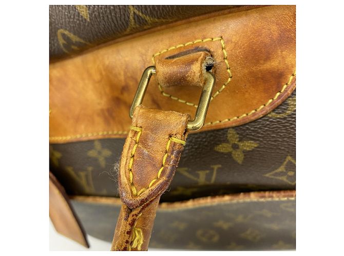 Borsa Louis Vuitton Monogram Deauville Marrone - vista 9