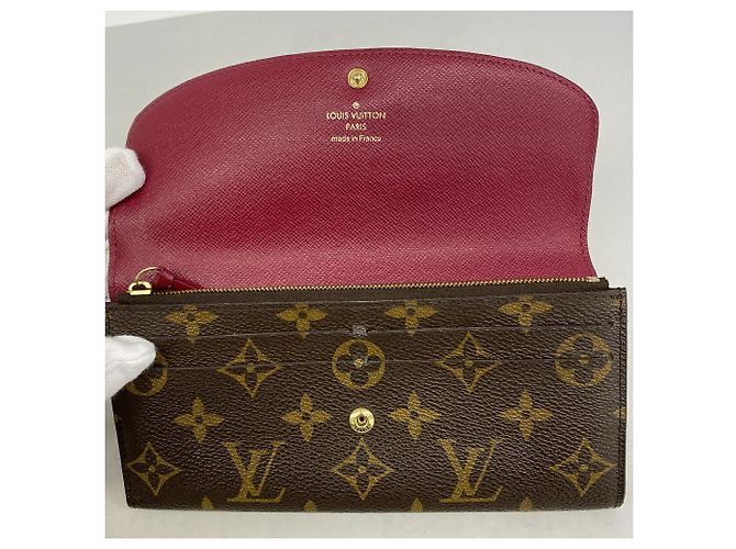 Louis Vuitton Monogram Portefeuille Emilie Long Wallet Fuschia - Ansicht 3