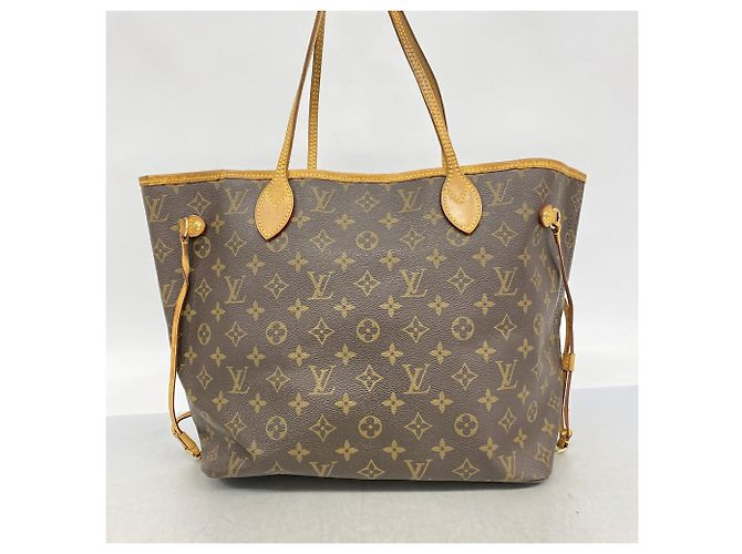 Borsa Tote Louis Vuitton Monogram Neverfull MM Marrone - vista 11