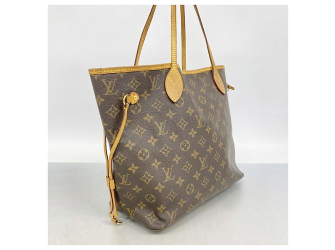 Borsa Tote Louis Vuitton Monogram Neverfull MM Marrone - vista 2