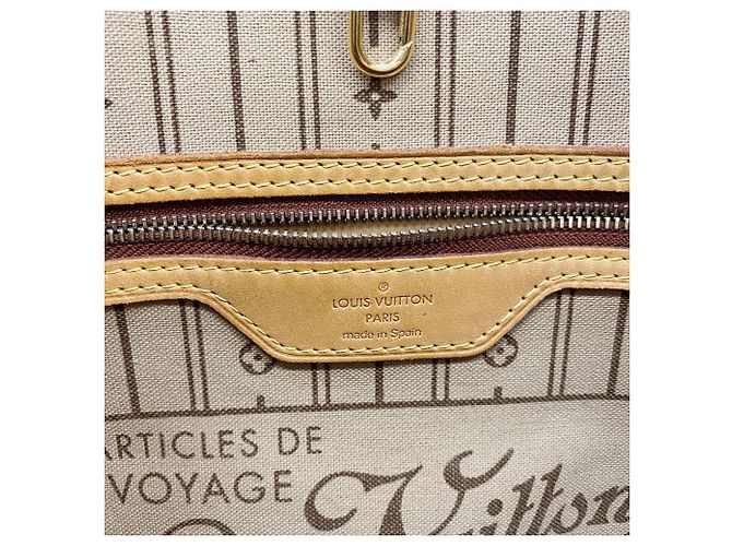 Borsa Tote Louis Vuitton Monogram Neverfull MM Marrone - vista 5