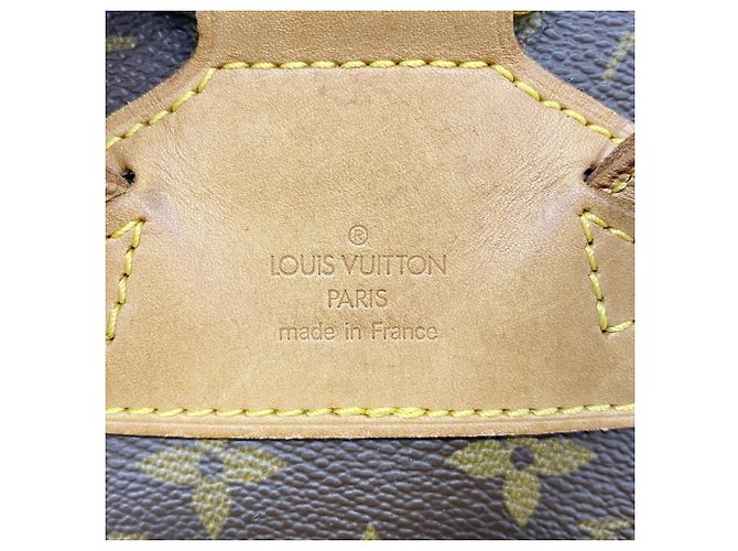 Zaino Louis Vuitton Monogram Montsouris MM Marrone - vista 5