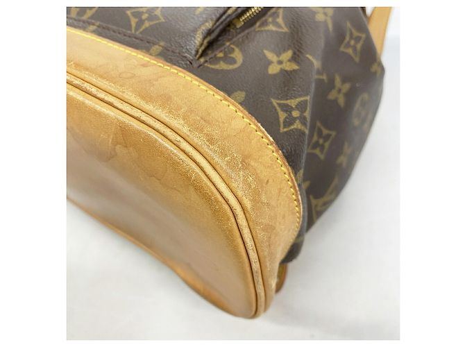 Zaino Louis Vuitton Monogram Montsouris MM Marrone - vista 6