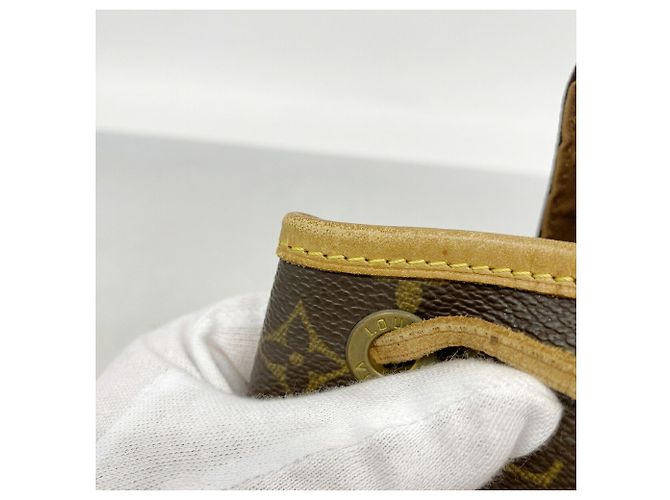 Zaino Louis Vuitton Monogram Montsouris MM Marrone - vista 7