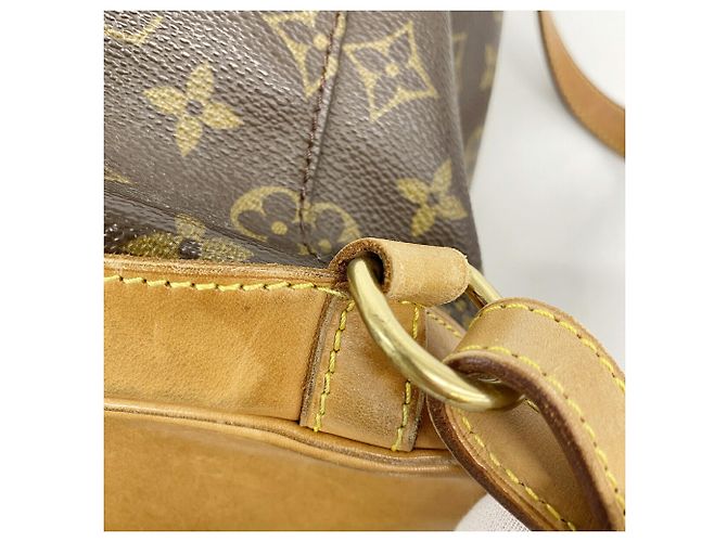 Zaino Louis Vuitton Monogram Montsouris MM Marrone - vista 9