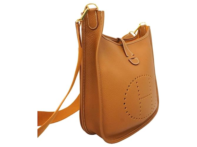 Hermès Borsa a tracolla Hermes Evelyne 3PM D'oro - vista 2