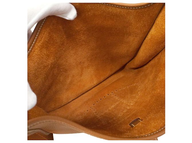 Hermès Borsa a tracolla Hermes Evelyne 3PM D'oro - vista 4