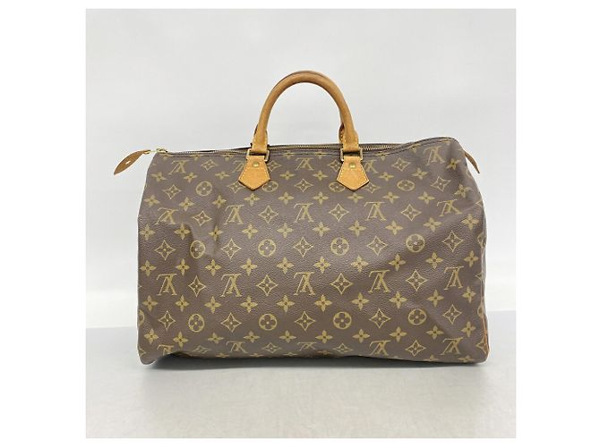 Borsa Louis Vuitton Monogram Speedy 40 Marrone - vista 11