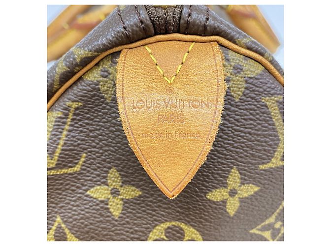 Borsa Louis Vuitton Monogram Speedy 40 Marrone - vista 5