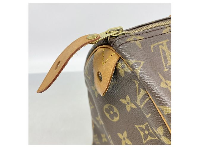 Borsa Louis Vuitton Monogram Speedy 40 Marrone - vista 7