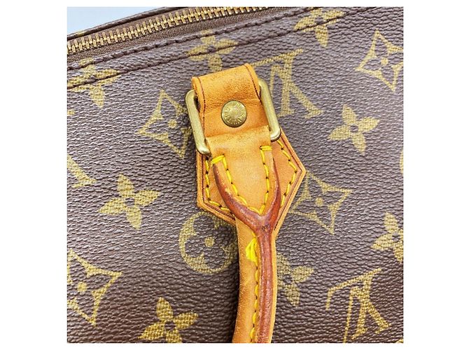 Borsa Louis Vuitton Monogram Speedy 40 Marrone - vista 9