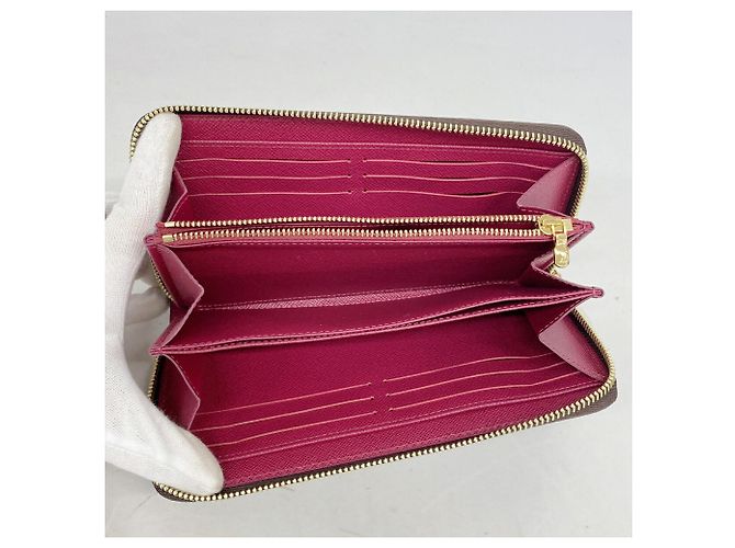 Louis Vuitton Monogram Zippy Wallet M41895 Fuschia - vista 3
