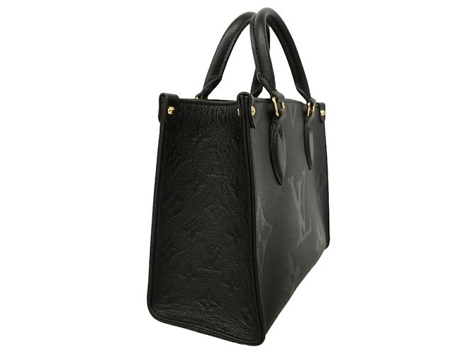 Borsa Louis Vuitton Monogram Empreinte OnTheGo PM Nero - vista 2