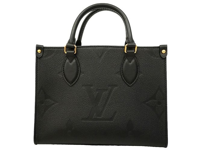 Borsa Louis Vuitton Monogram Empreinte OnTheGo PM Nero - vista 7
