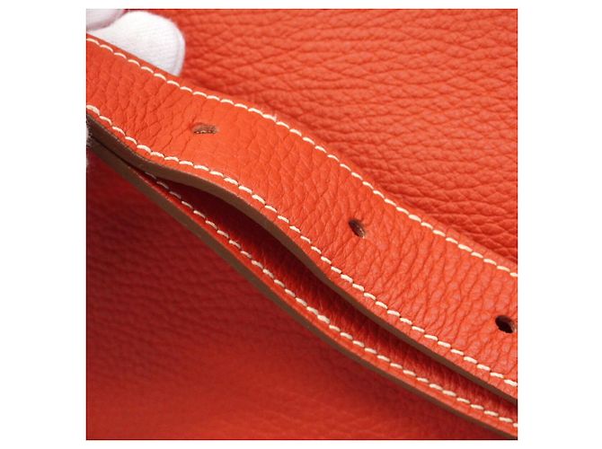 Hermès Borsa a tracolla Hermes Jypsiere 28 Rosso - vista 10