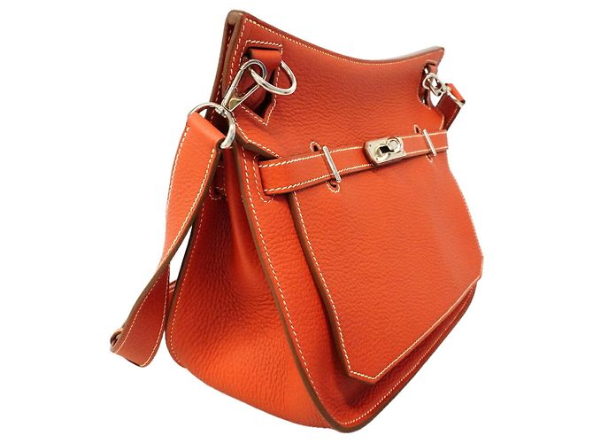 Hermès Borsa a tracolla Hermes Jypsiere 28 Rosso - vista 2