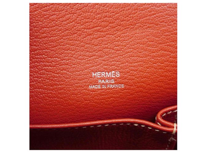 Hermès Borsa a tracolla Hermes Jypsiere 28 Rosso - vista 5