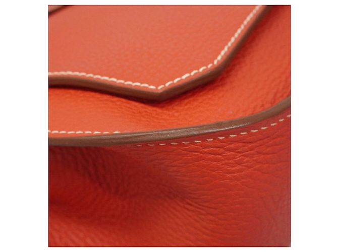 Hermès Borsa a tracolla Hermes Jypsiere 28 Rosso - vista 8