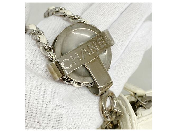 Borsa a tracolla Chanel Ivory Crudo - vista 10