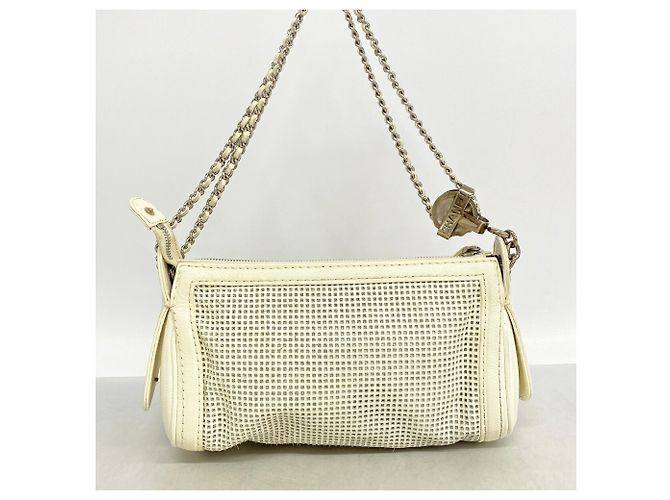 Borsa a tracolla Chanel Ivory Crudo - vista 12