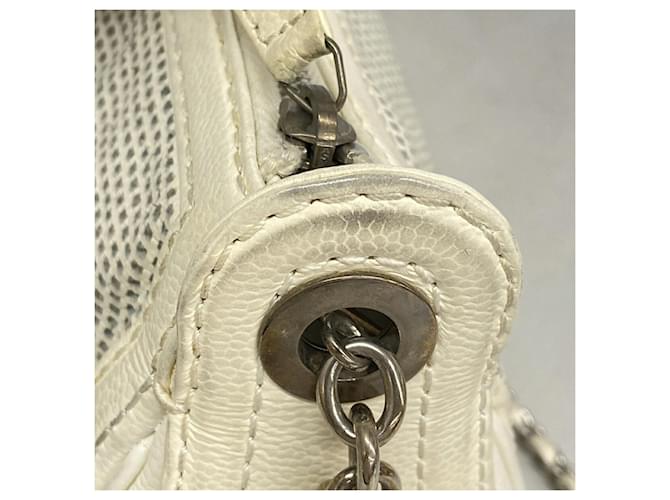 Borsa a tracolla Chanel Ivory Crudo - vista 7