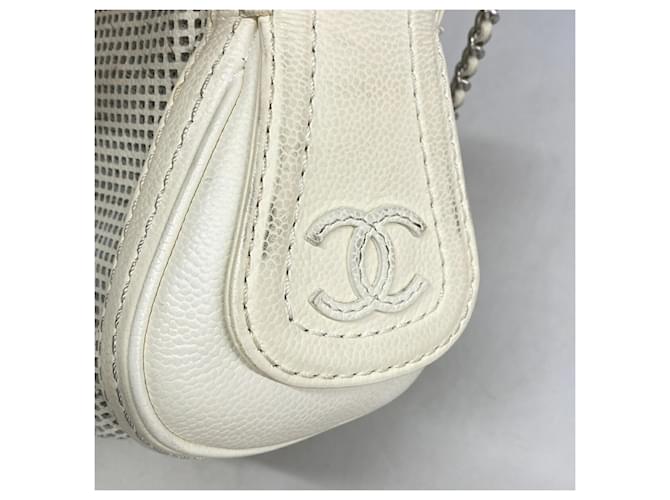 Borsa a tracolla Chanel Ivory Crudo - vista 8