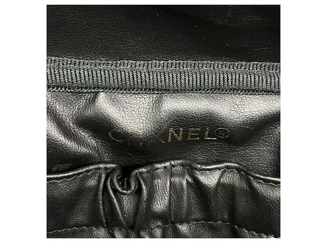 Chanel Vanity Bag aus bicolor Leder in Schwarz - Ansicht 5