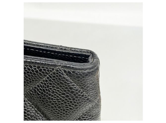 Timeless Borsa Tote Chanel in pelle di vitello martellata nera Nero - vista 7