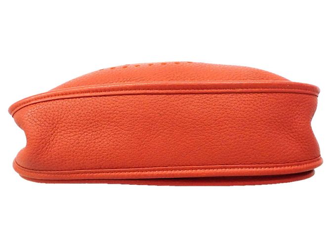 Hermès Borsa a tracolla Hermes Evelyne 3PM Rosso - vista 3