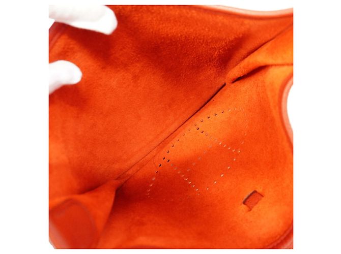 Hermès Borsa a tracolla Hermes Evelyne 3PM Rosso - vista 4